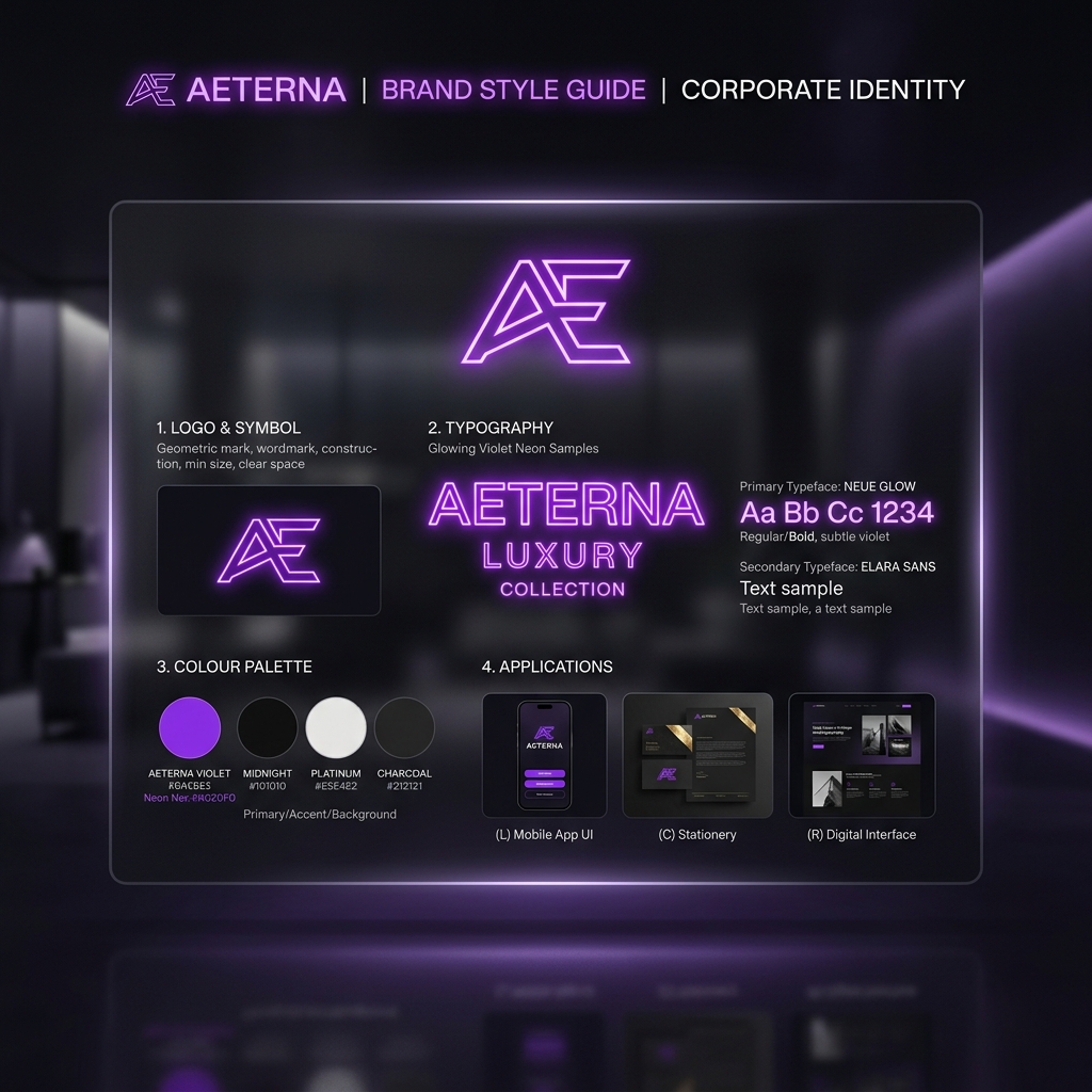 Brand system and aesthetics
