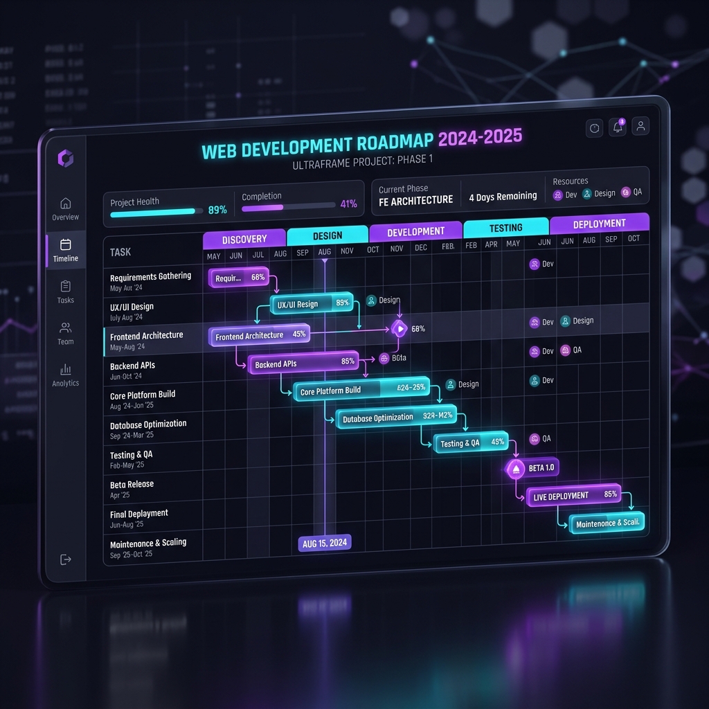 Project timeline roadmap