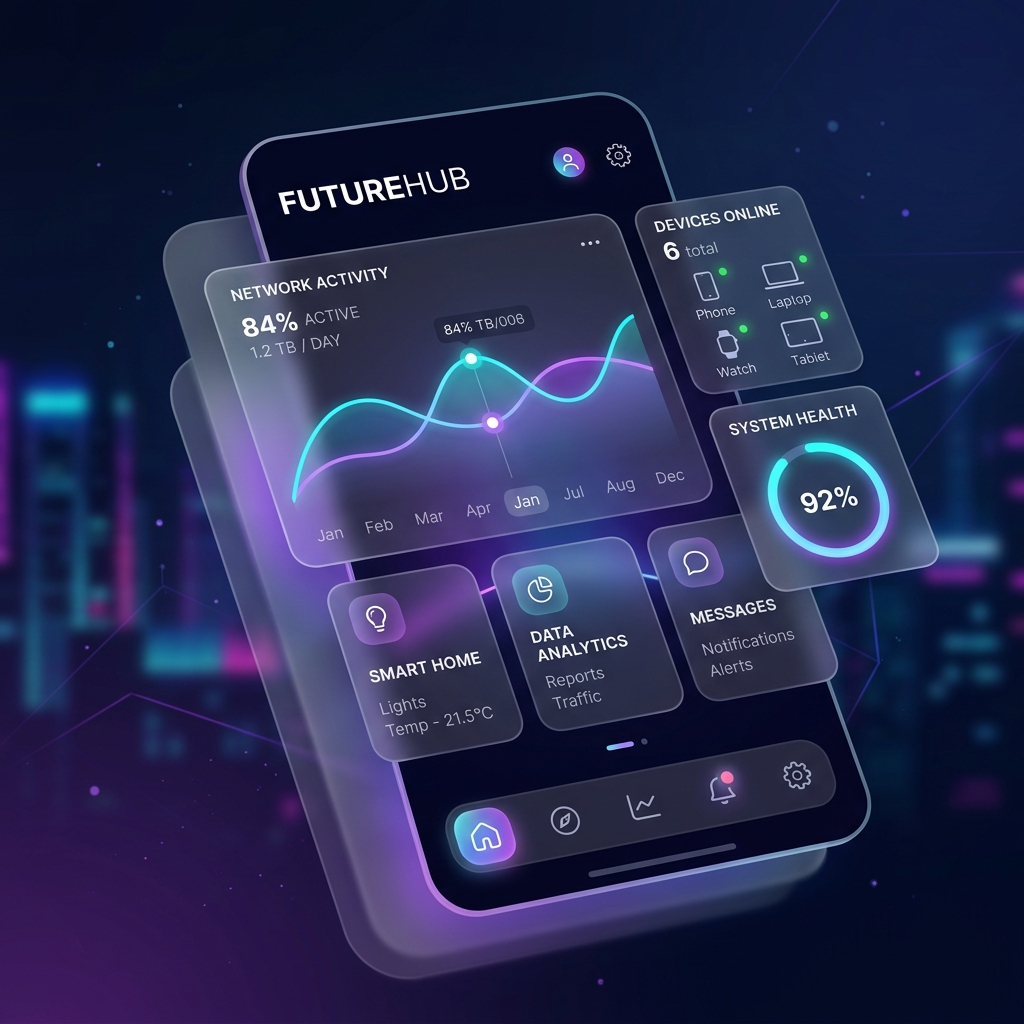 High Fidelity UI UX Interface Design
